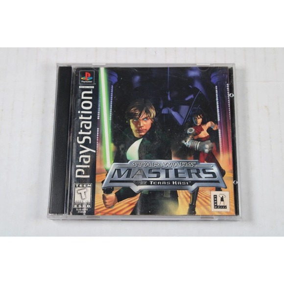 Star Wars: Masters of Teras Kasi (Sony PlayStation, 1997, PS1) Authentic, tested - Picture 1 of 8